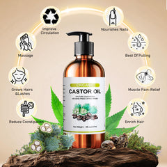 Belly button therapy using castor oil patch