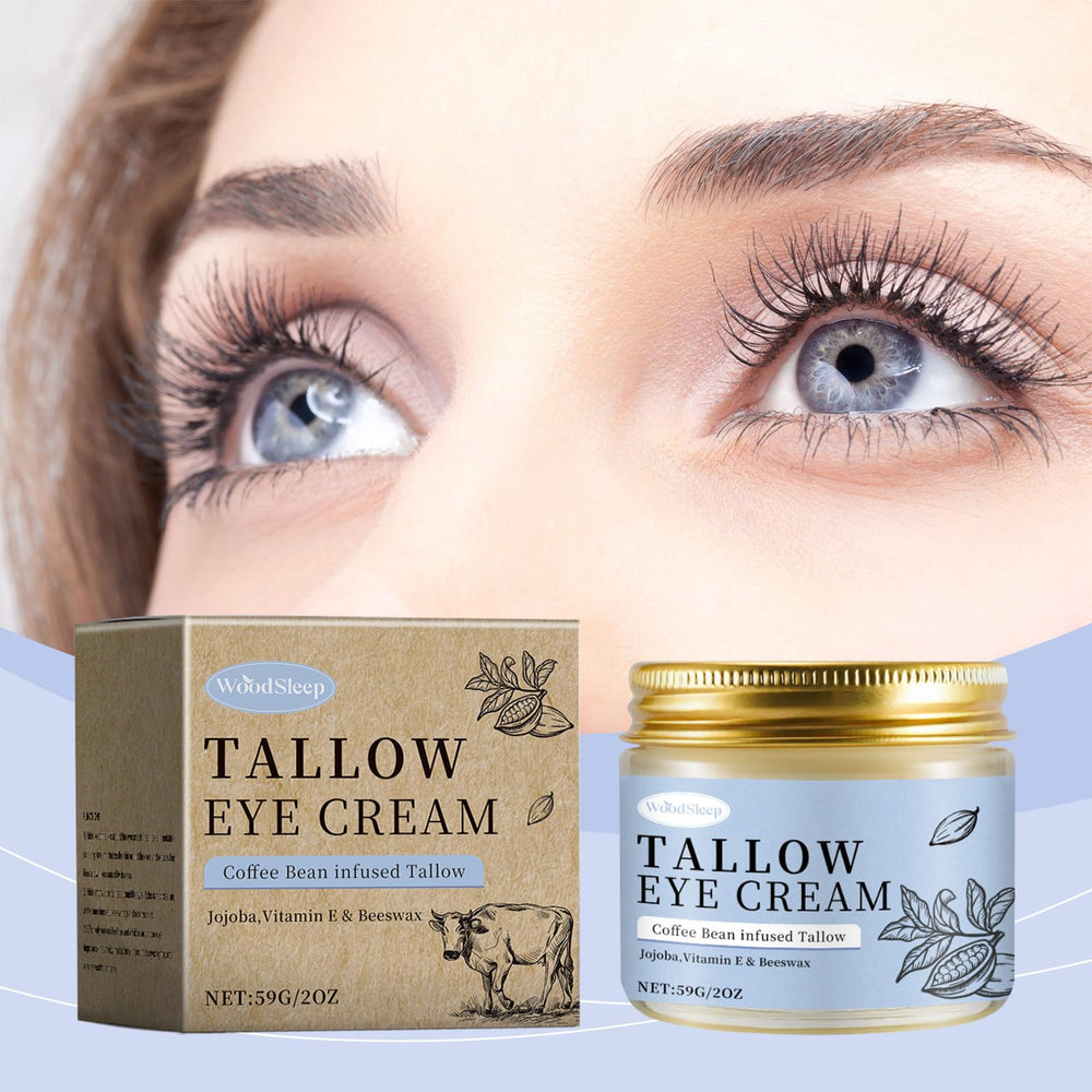 SURORAIN coffee extract eye cream close-up shows rich nourishing texture.
