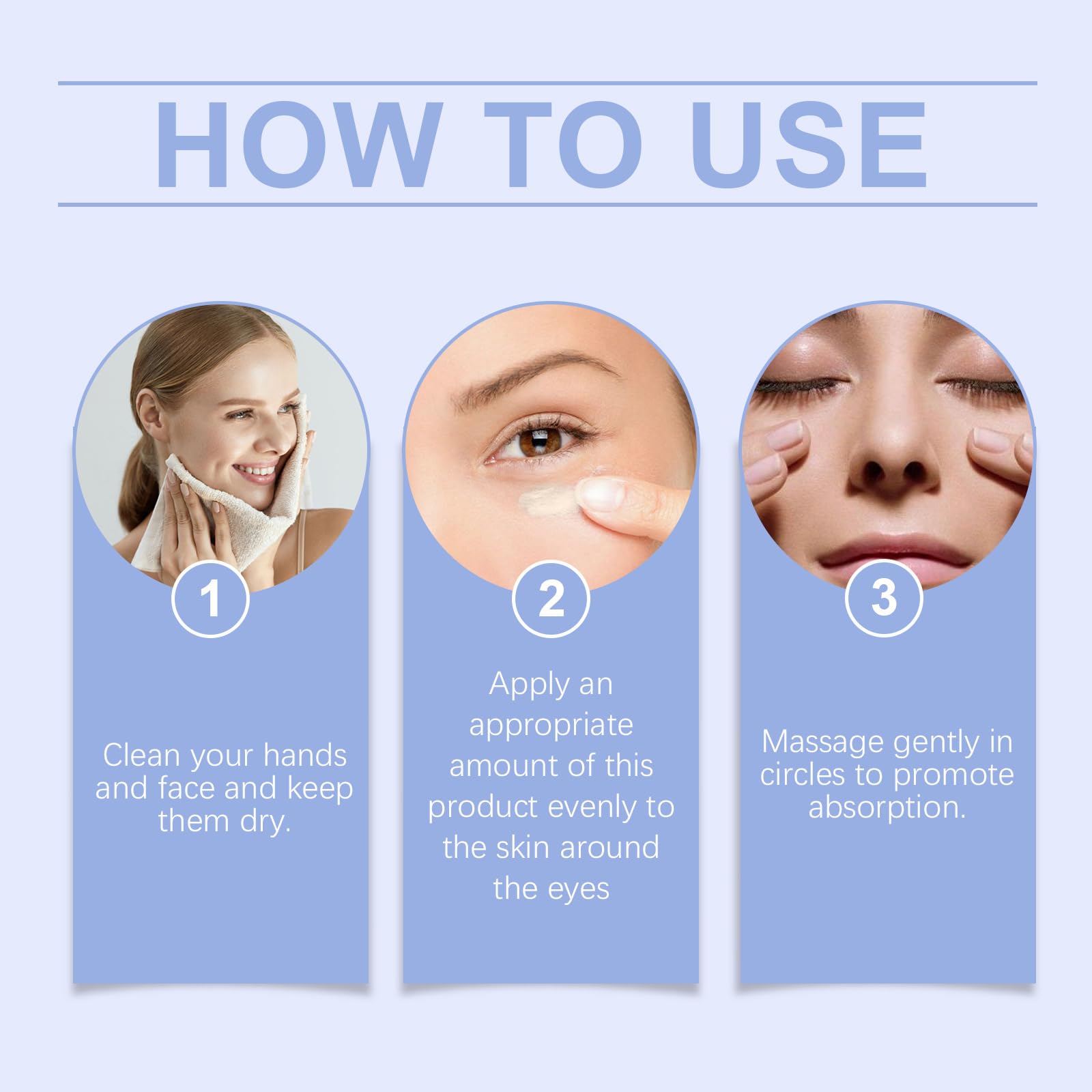 SURORAIN fragrance-free eye cream supports sensitive skin around eyes.