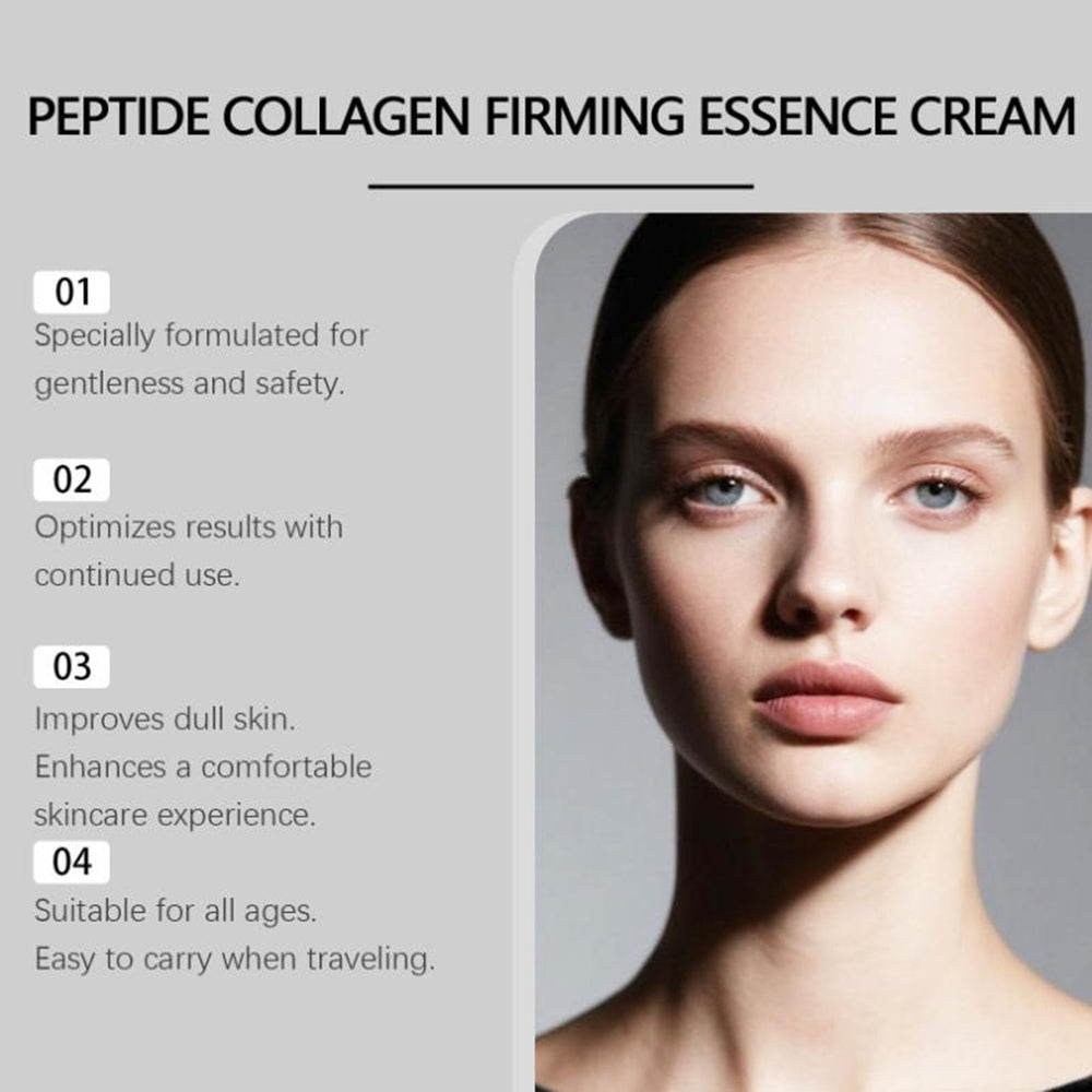 Compact tubes of SURORAIN Peptide Collagen Essence Cream for daily use