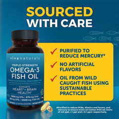 Sustainably sourced from wild-caught fish
