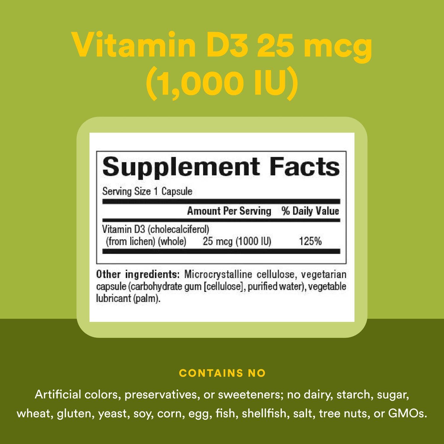 Sustainably harvested lichen for Vitamin D3