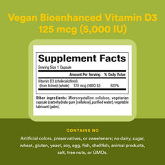 Sustainably harvested lichen used in Vitamin D3 formula