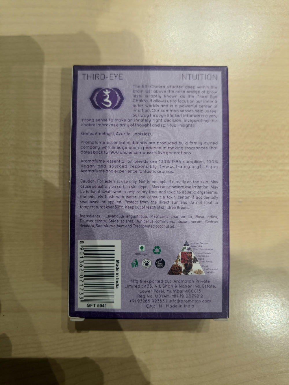 Sustainably sourced and ethically harvested ingredients