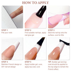 SUTOKAKA 15-sizes universal fit for precise nail sizing.