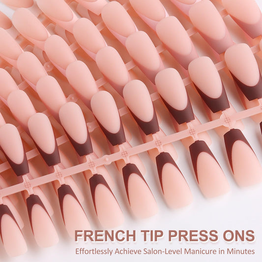 SUTOKAKA coffin nails in five colors for versatile DIY styles.