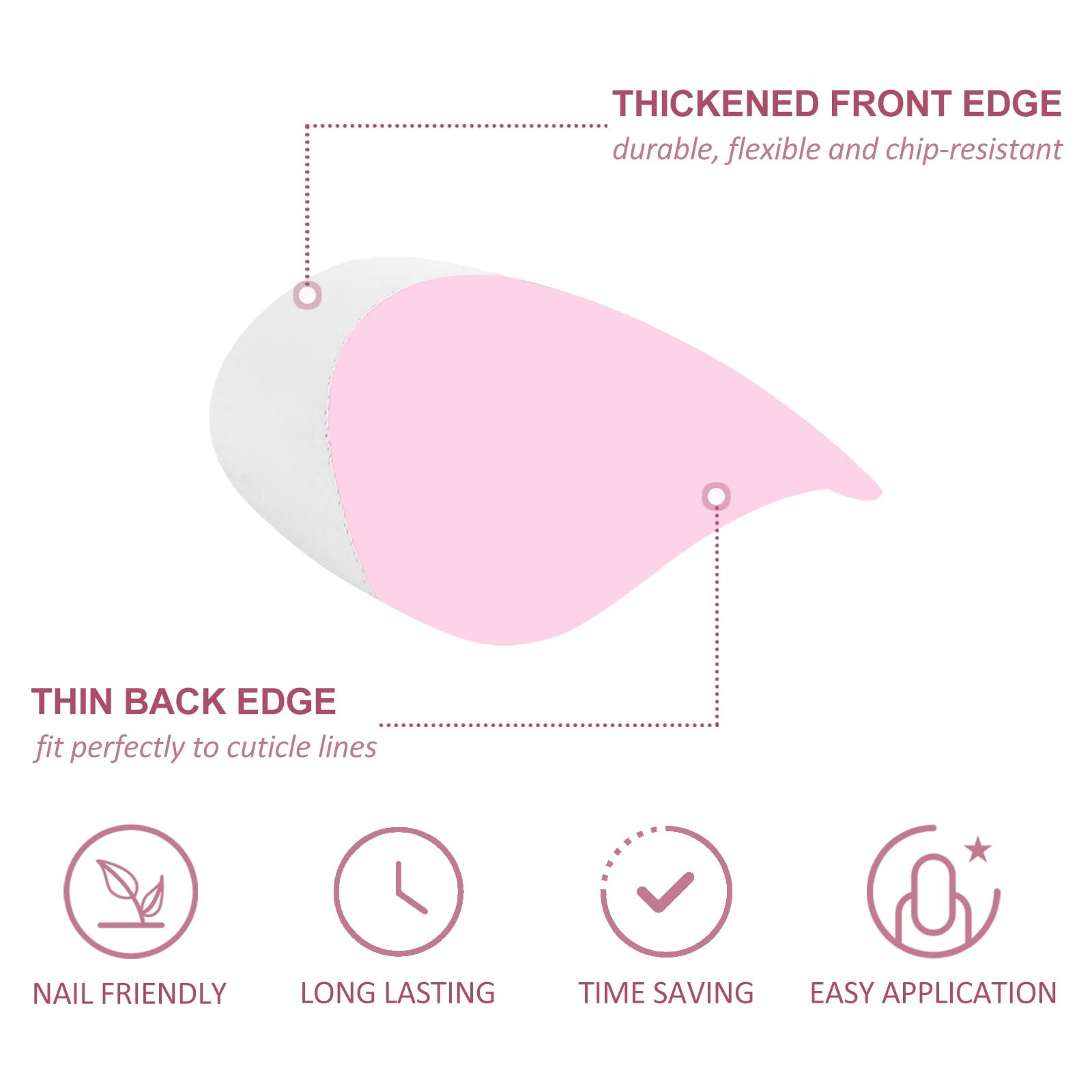 SUTOKAKA matte inner surface enhances adhesion for a seamless wear.