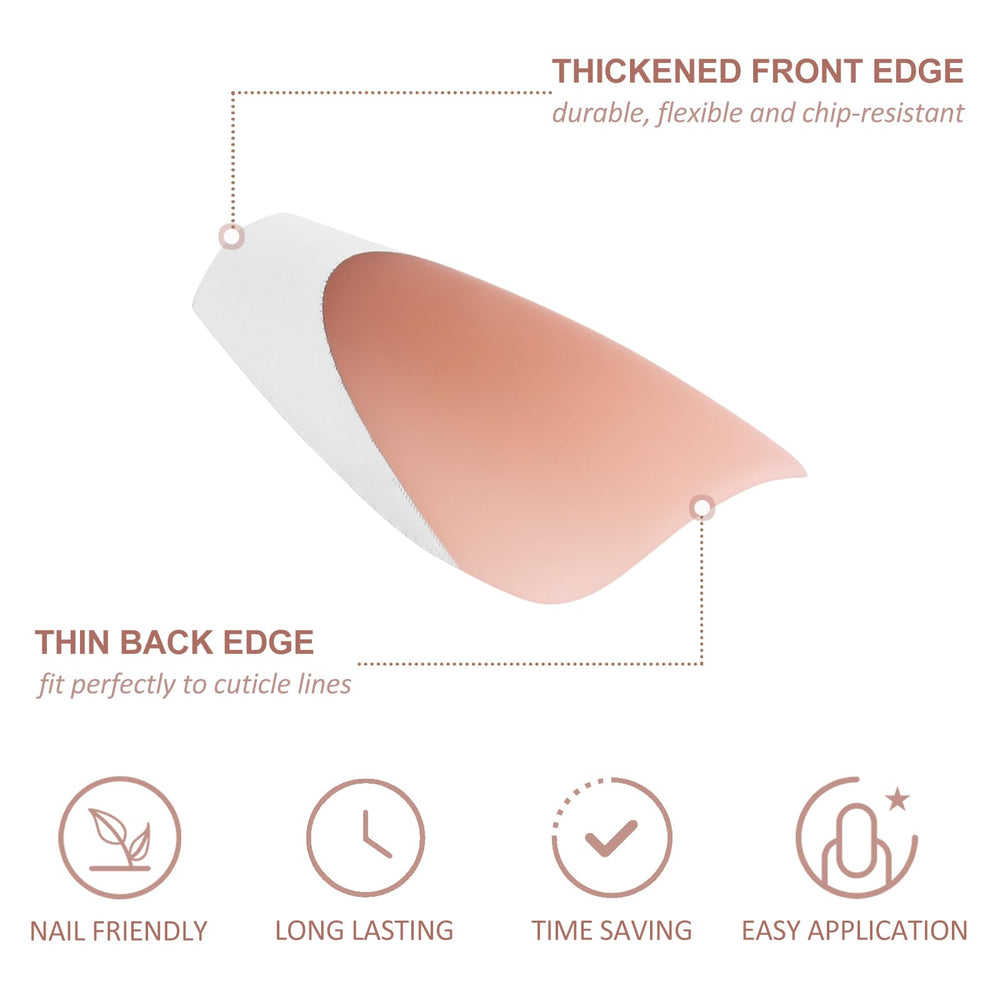 SUTOKAKA soft gel press-ons shown ready for quick at-home manicure.