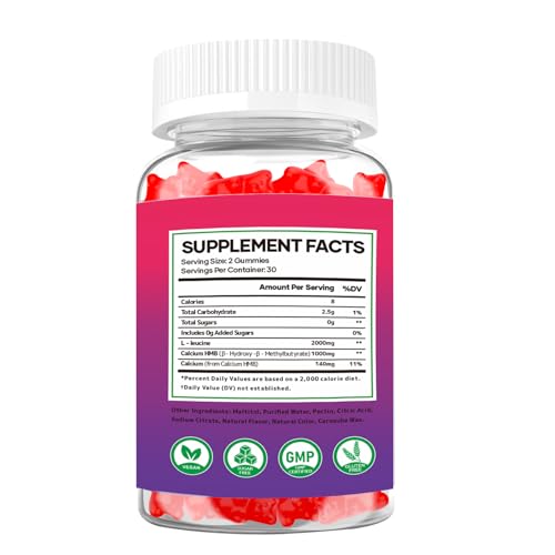 Gummies on a white background highlighting sugar-free claim