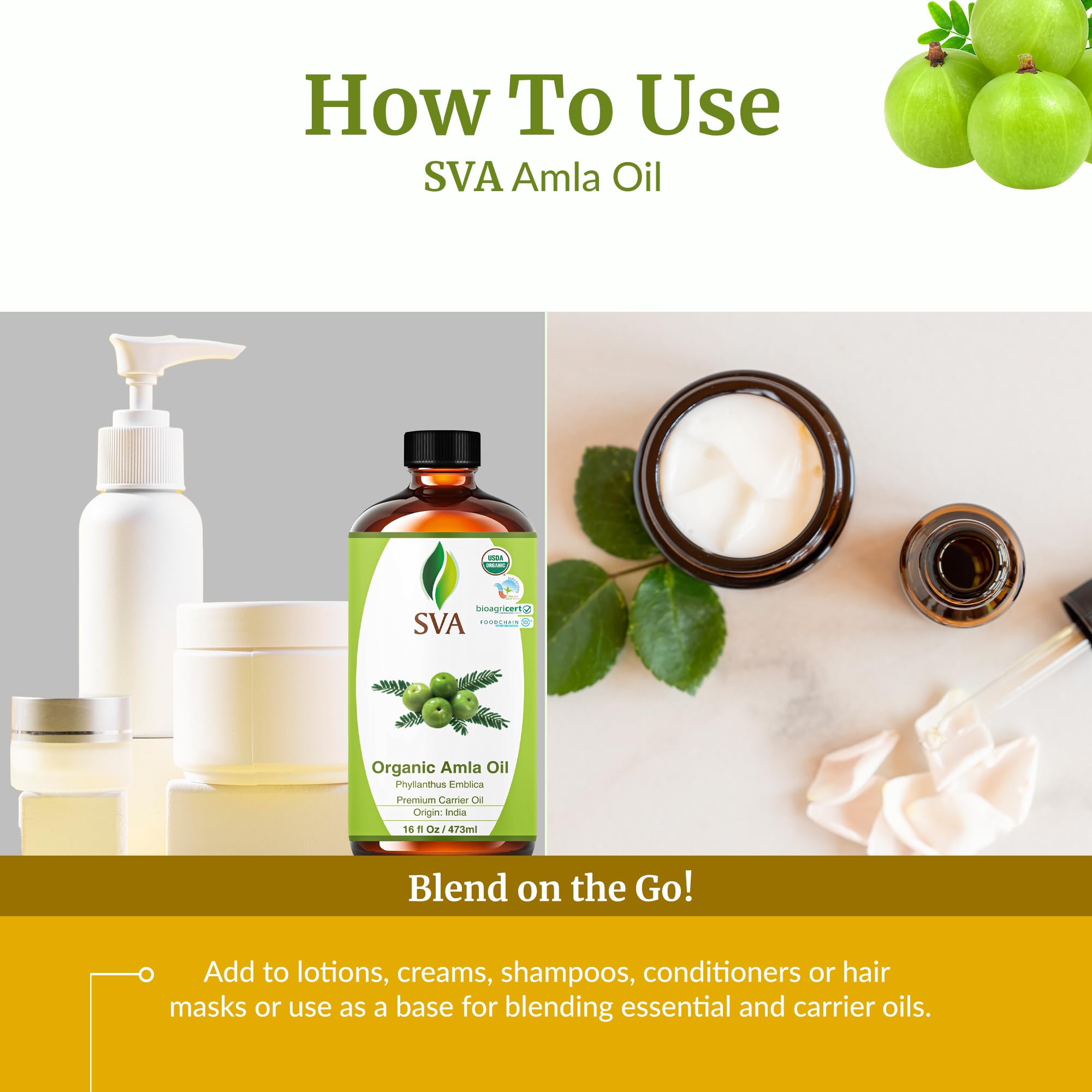 Scalp massage with Amla Oil