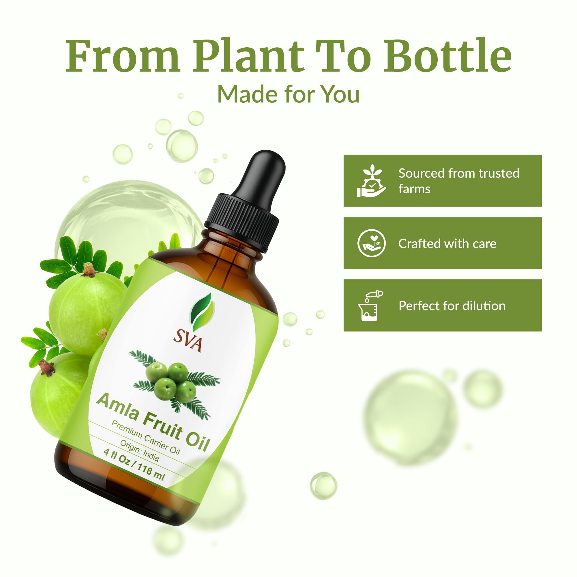 Scalp massage with SVA Amla Oil