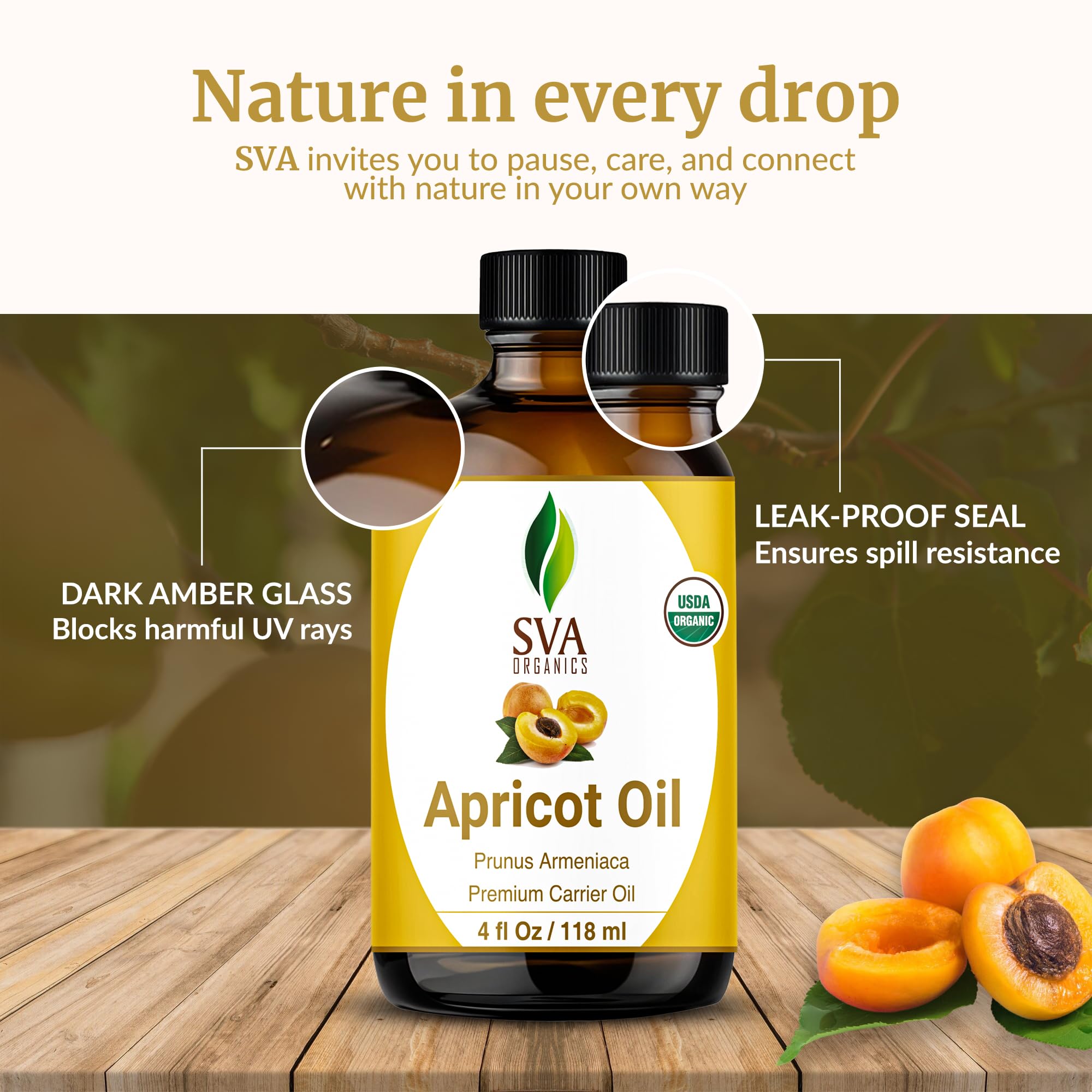 SVA Apricot Seed Oil for scalp massage