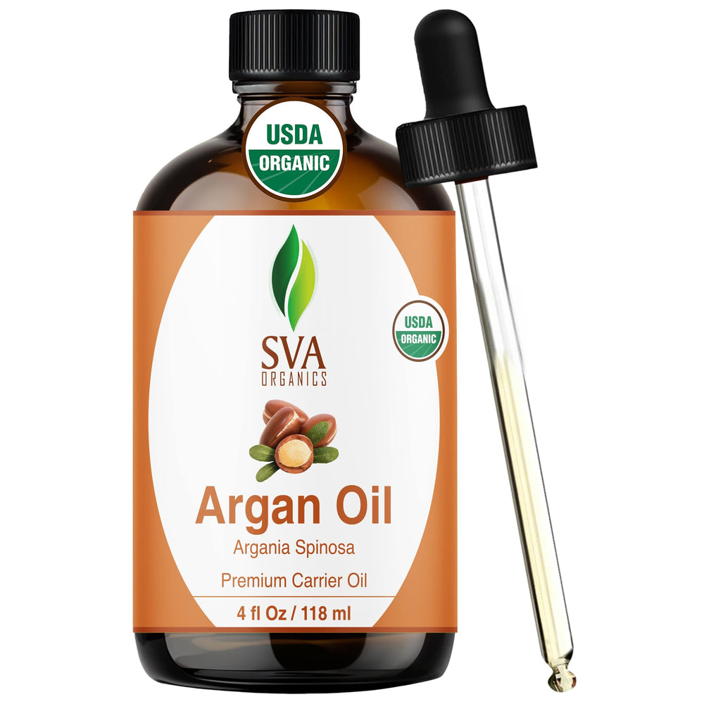 SVA Argan Oil Organic 4 oz bottle with dropper