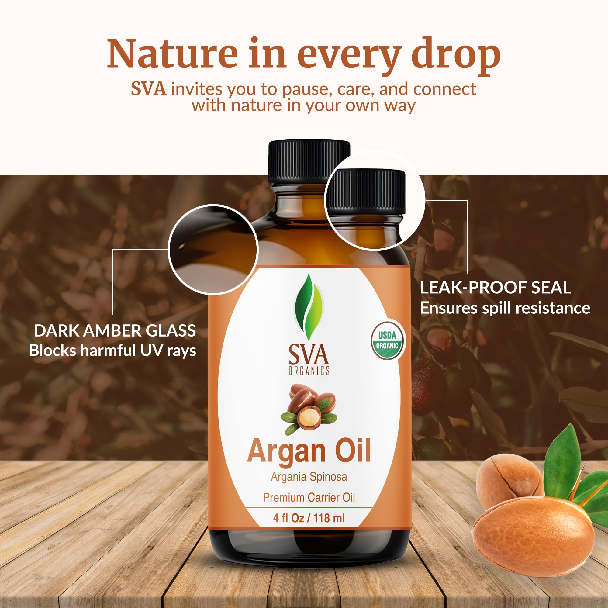 Nail and cuticle care with argan oil