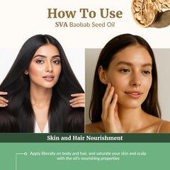 Baobab Oil for hair and scalp massage