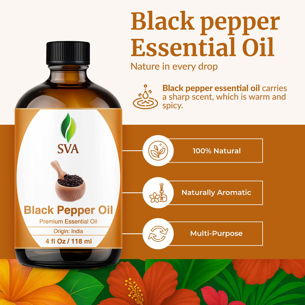 Dropper dispensing SVA Black Pepper Essential Oil
