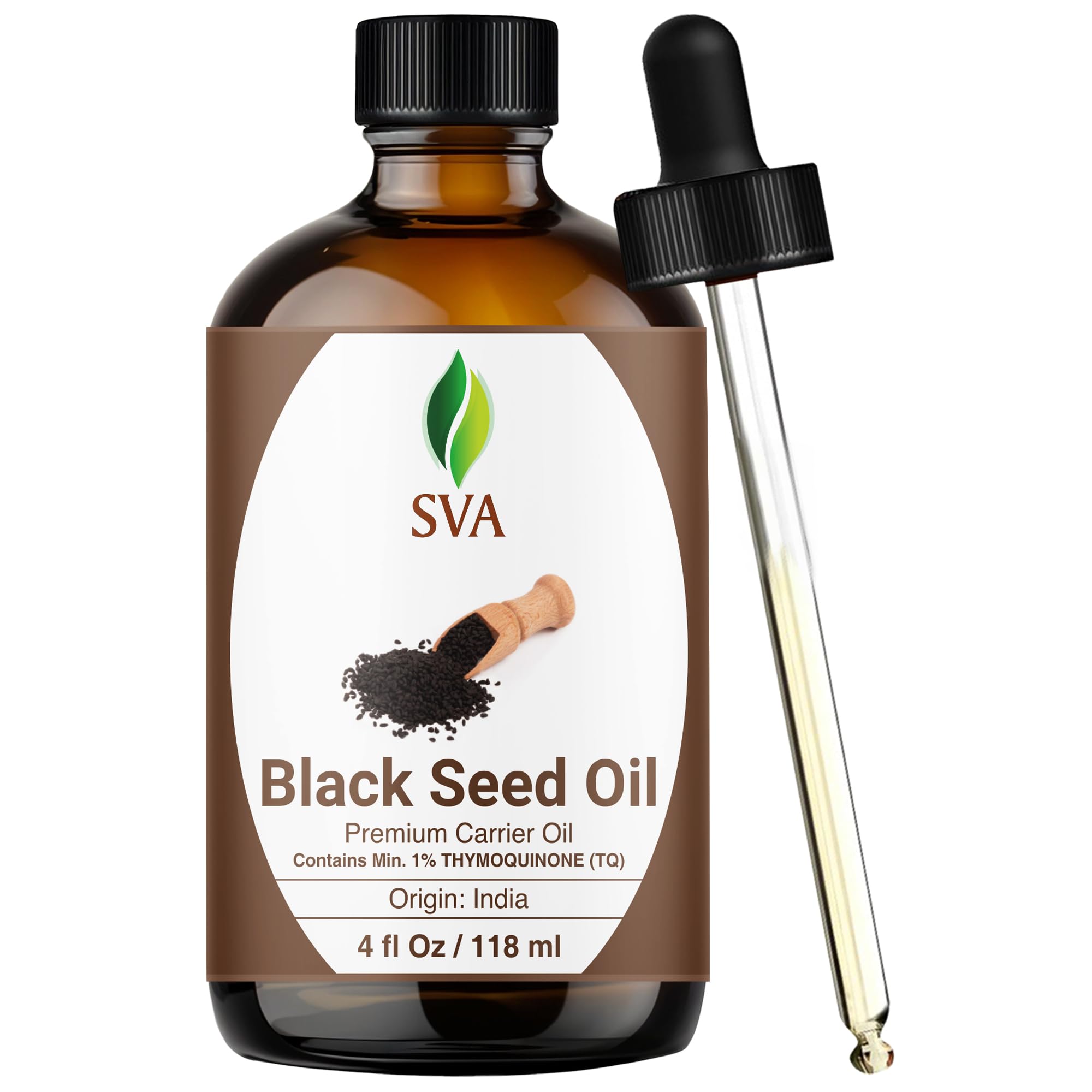 SVA Black Seed Oil 4 oz bottle with dropper