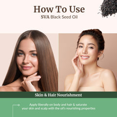 Scalp massage with organic black seed oil