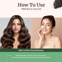 Face and skin care with black seed oil