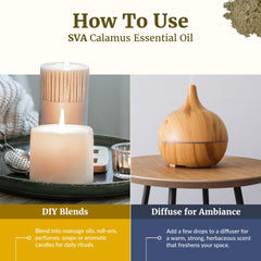 Calamus essential oil for soap making and candle crafting