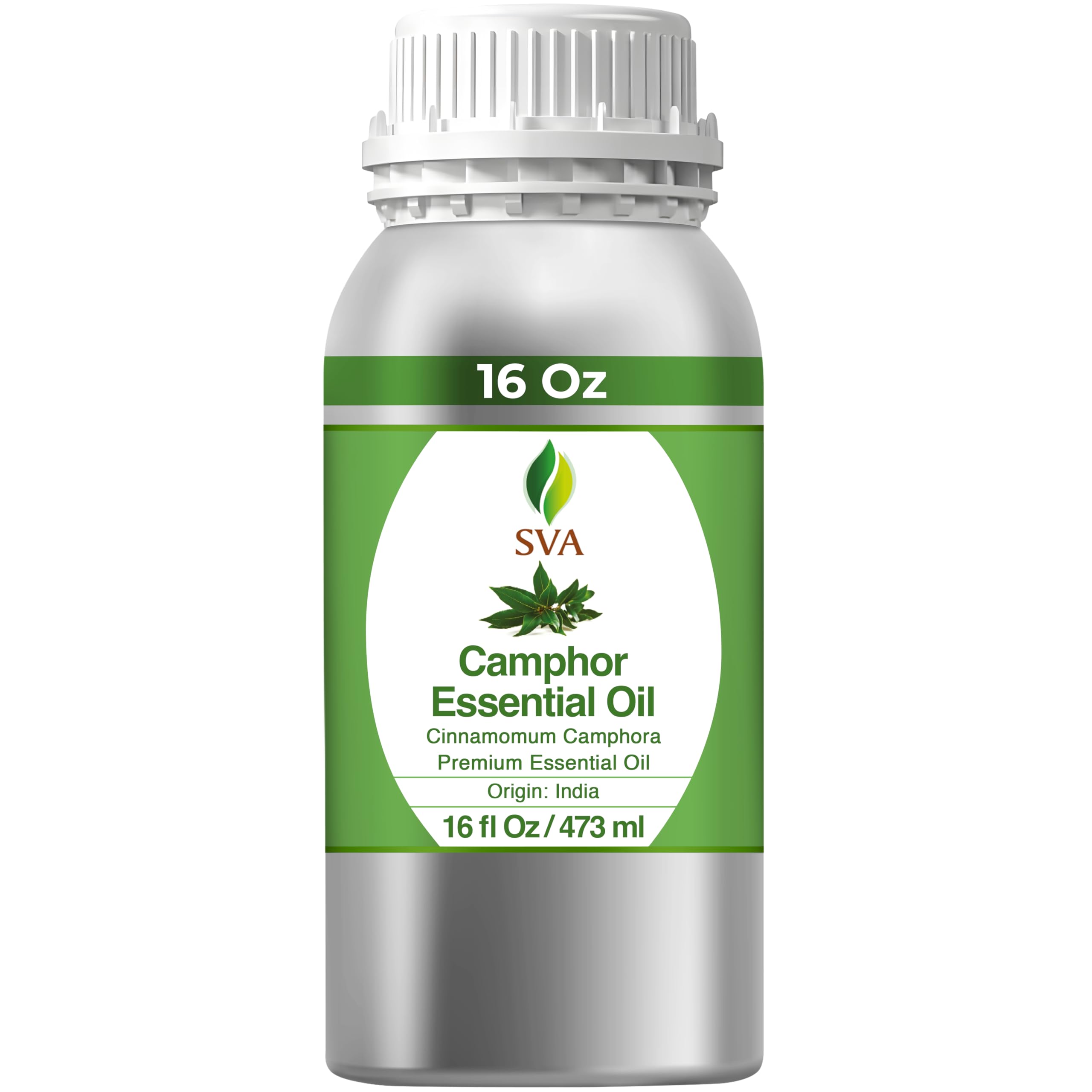 16 oz bottle of SVA Camphor Essential Oil
