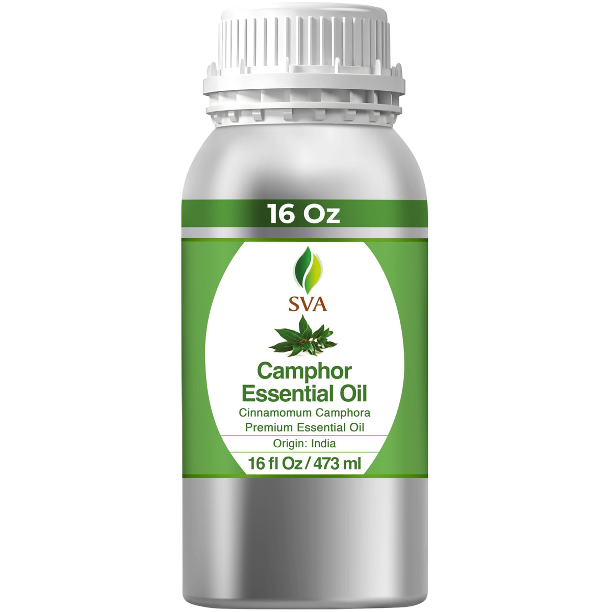 16 oz bottle of SVA Camphor Essential Oil