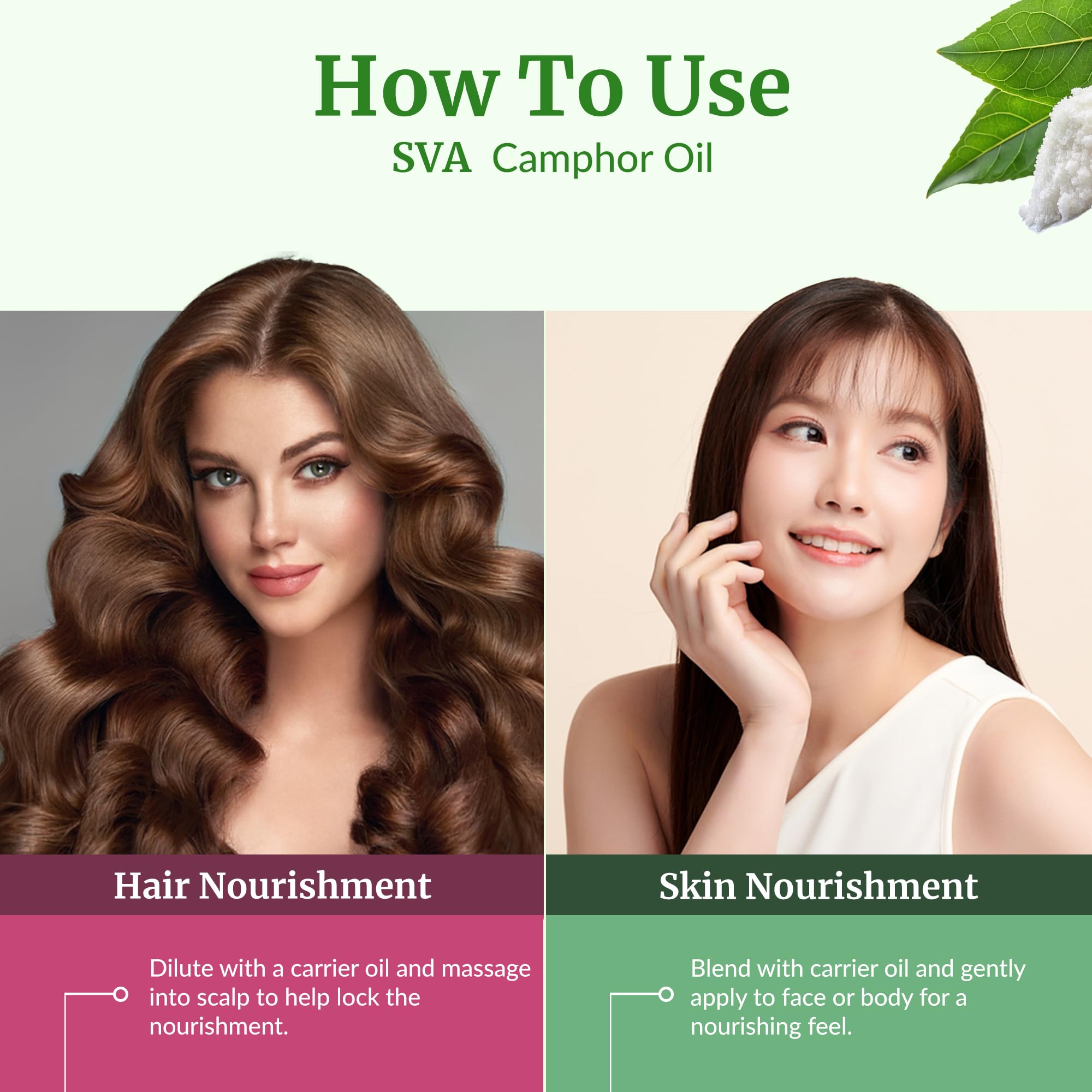 Camphor essential oil used in soaps and candles