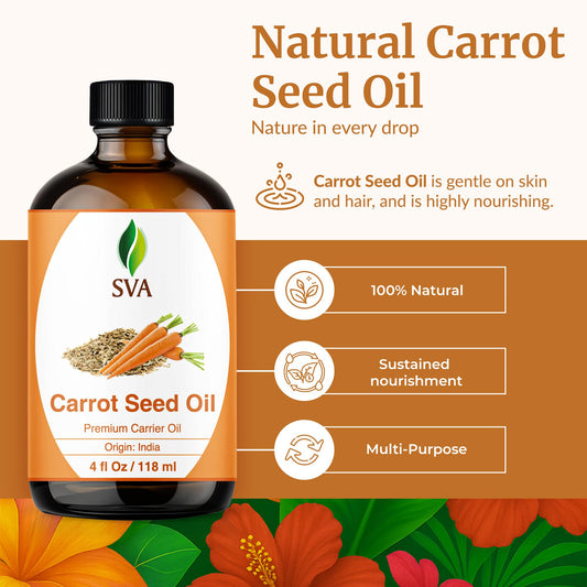 Close-up of carrot seed oil dropper