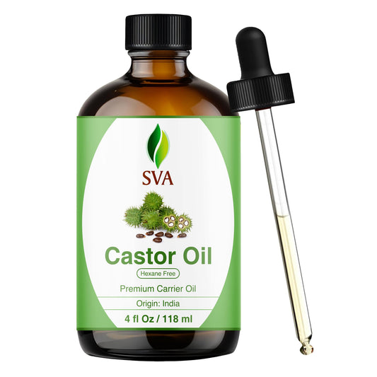 SVA Castor Seed Oil bottle with dropper – 4 fl oz