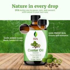 Packaging for SVA Castor Seed Oil ready for shipment