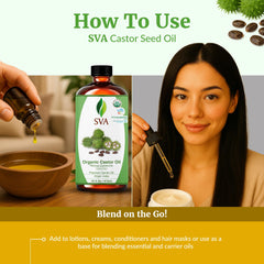 Castor Seed Oil used for body massage and skin care