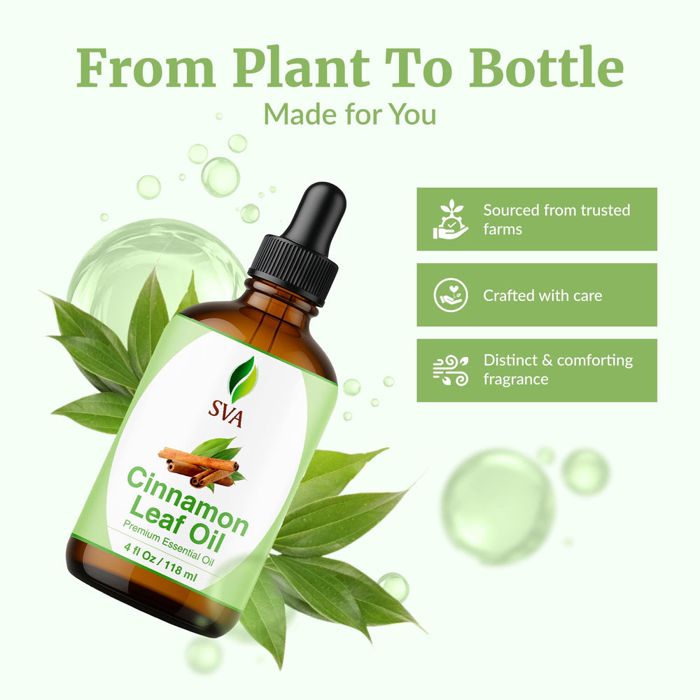 Cinnamon leaf essential oil emitting aroma for diffuser