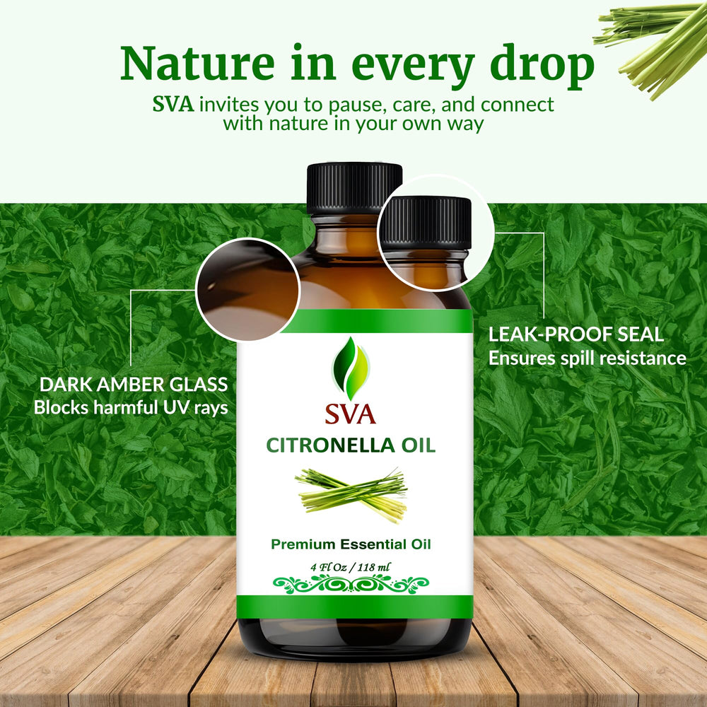 Citronella oil with Epsom salts for bath