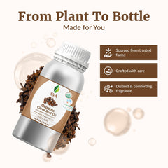 Diffuser releasing warm clove aroma