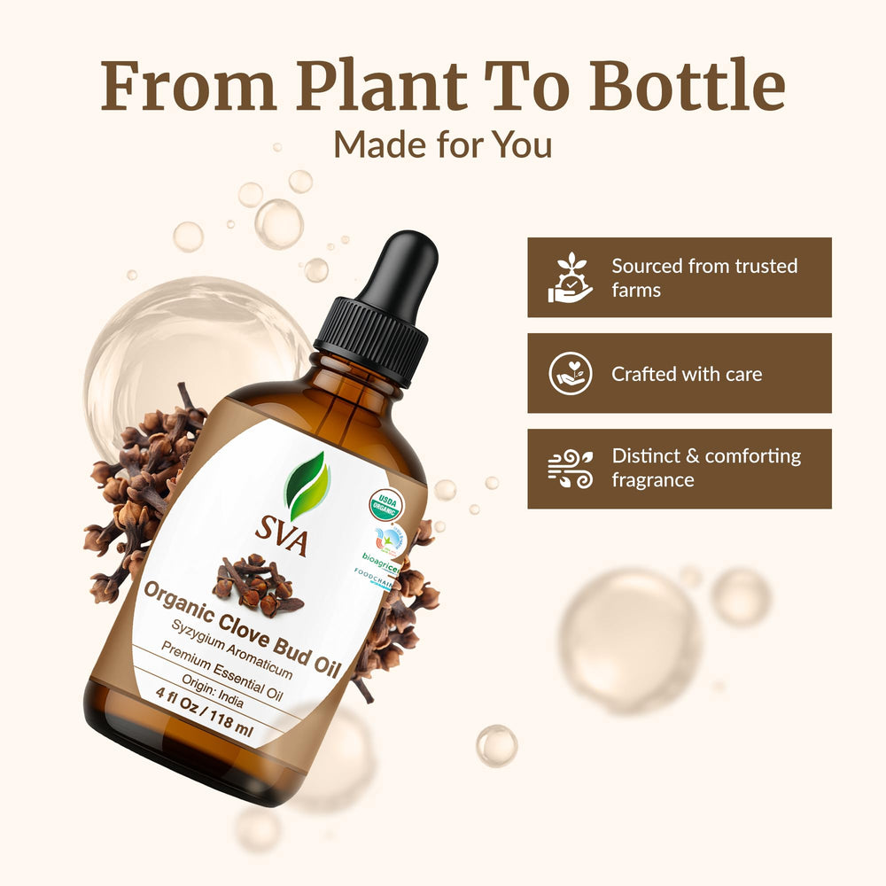 Clove bud essential oil for body massage (diluted in carrier oil)