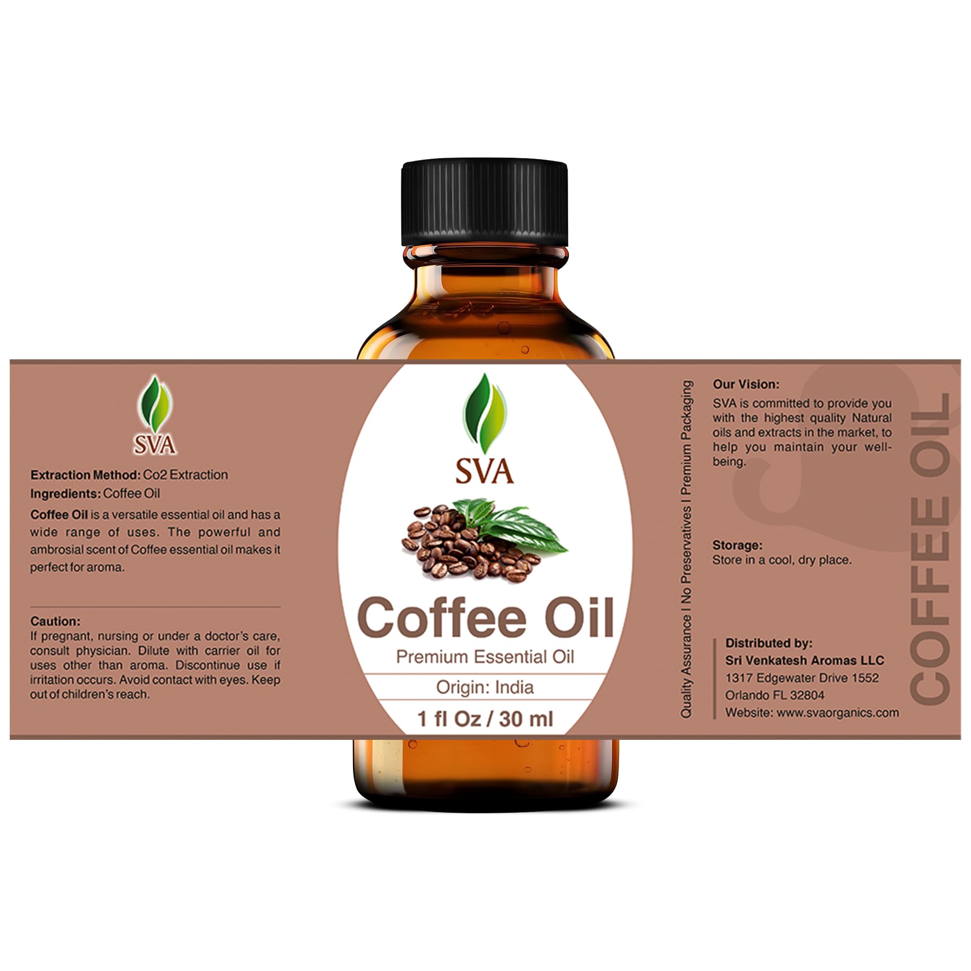 Diffuser usage for SVA Coffee Essential Oil