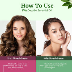 Copaiba oil suitable for skin care and massages (diluted)