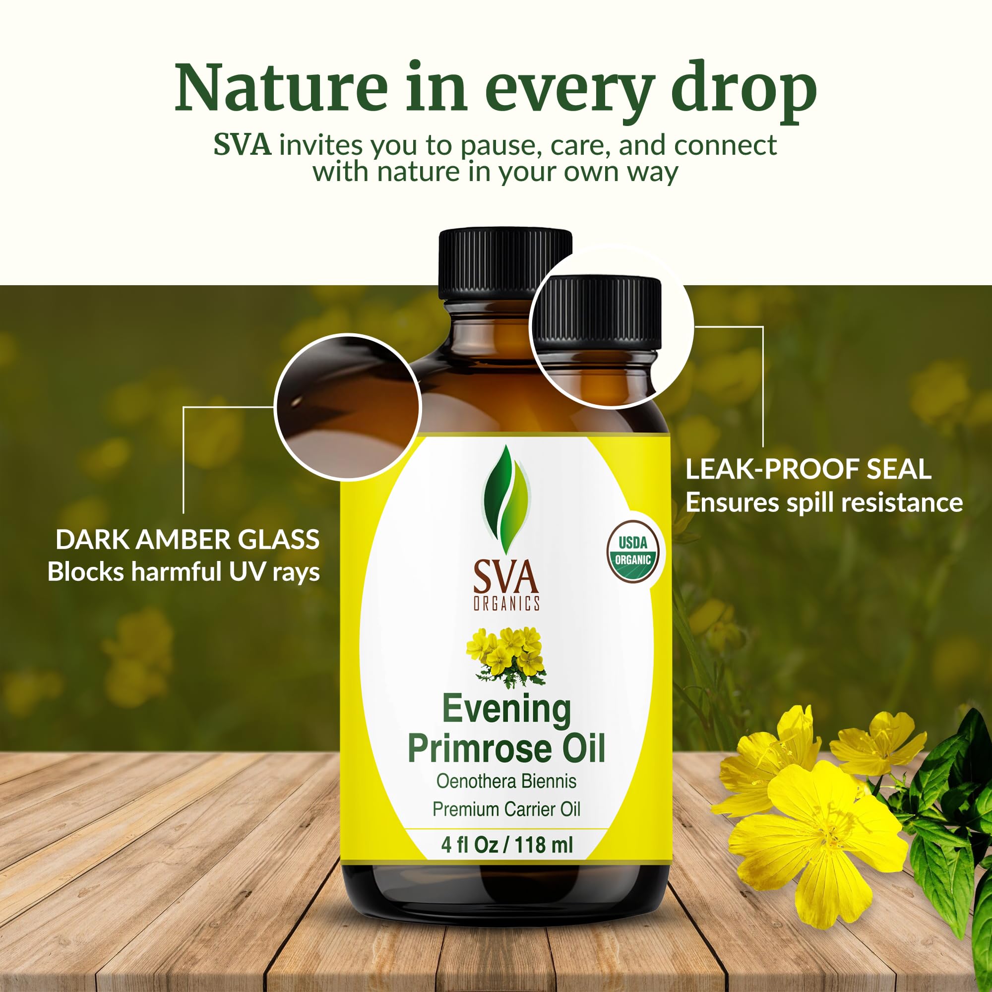 Body massage with Evening Primrose Oil