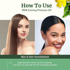 Face application of Evening Primrose Oil