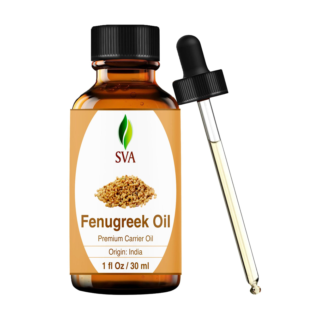 SVA Fenugreek Seed Oil bottle with dropper, 1oz