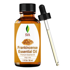 SVA Frankincense essential oil bottle with dropper, 1 oz