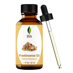 SVA Frankincense Essential Oil 1oz bottle with dropper