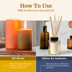 Aromatherapy with Frankincense essential oil