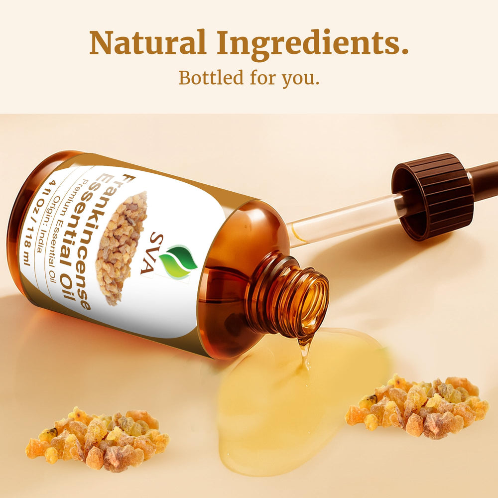 Dropper bottle of SVA Frankincense Essential Oil