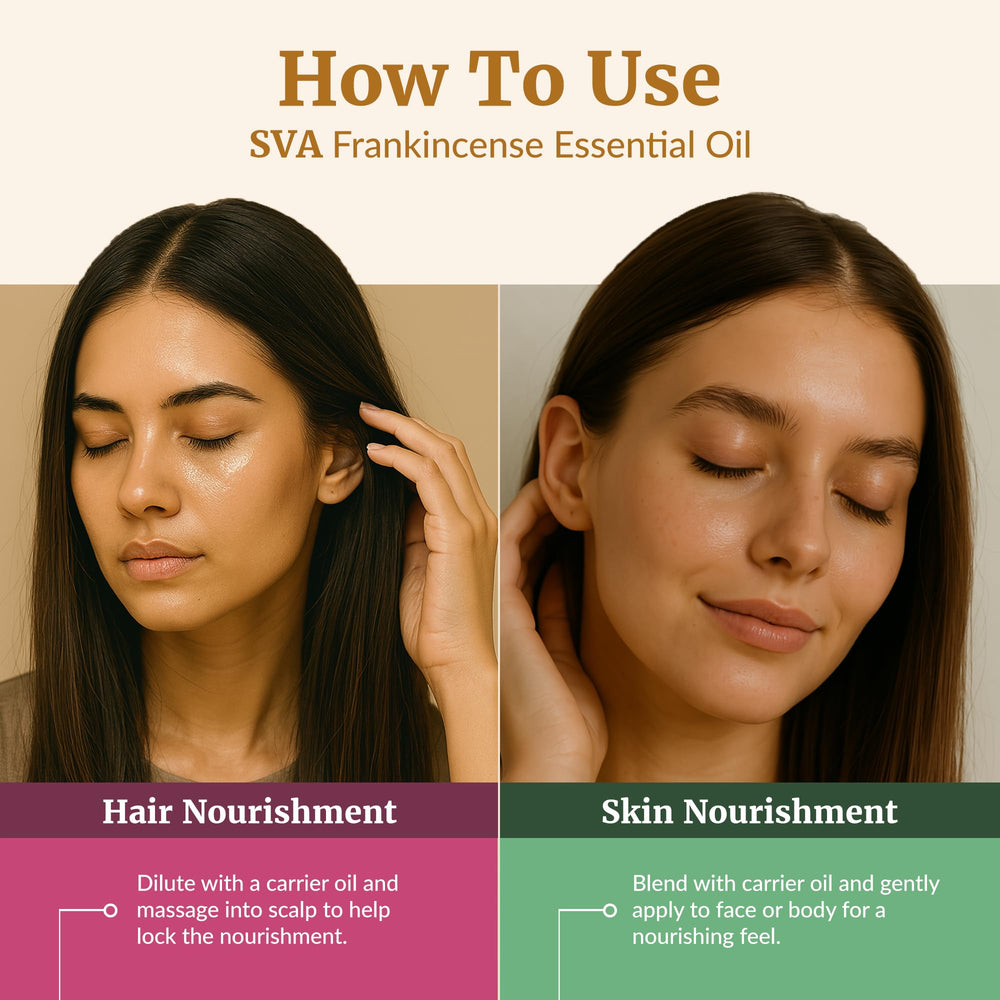 Frankincense oil for hair and scalp care
