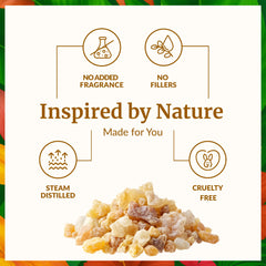 Skin care use of frankincense essential oil diluted on skin