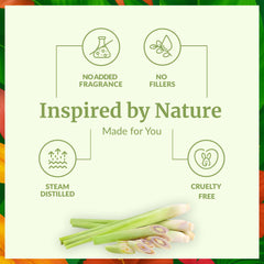 Lemongrass essential oil for skin care and massage