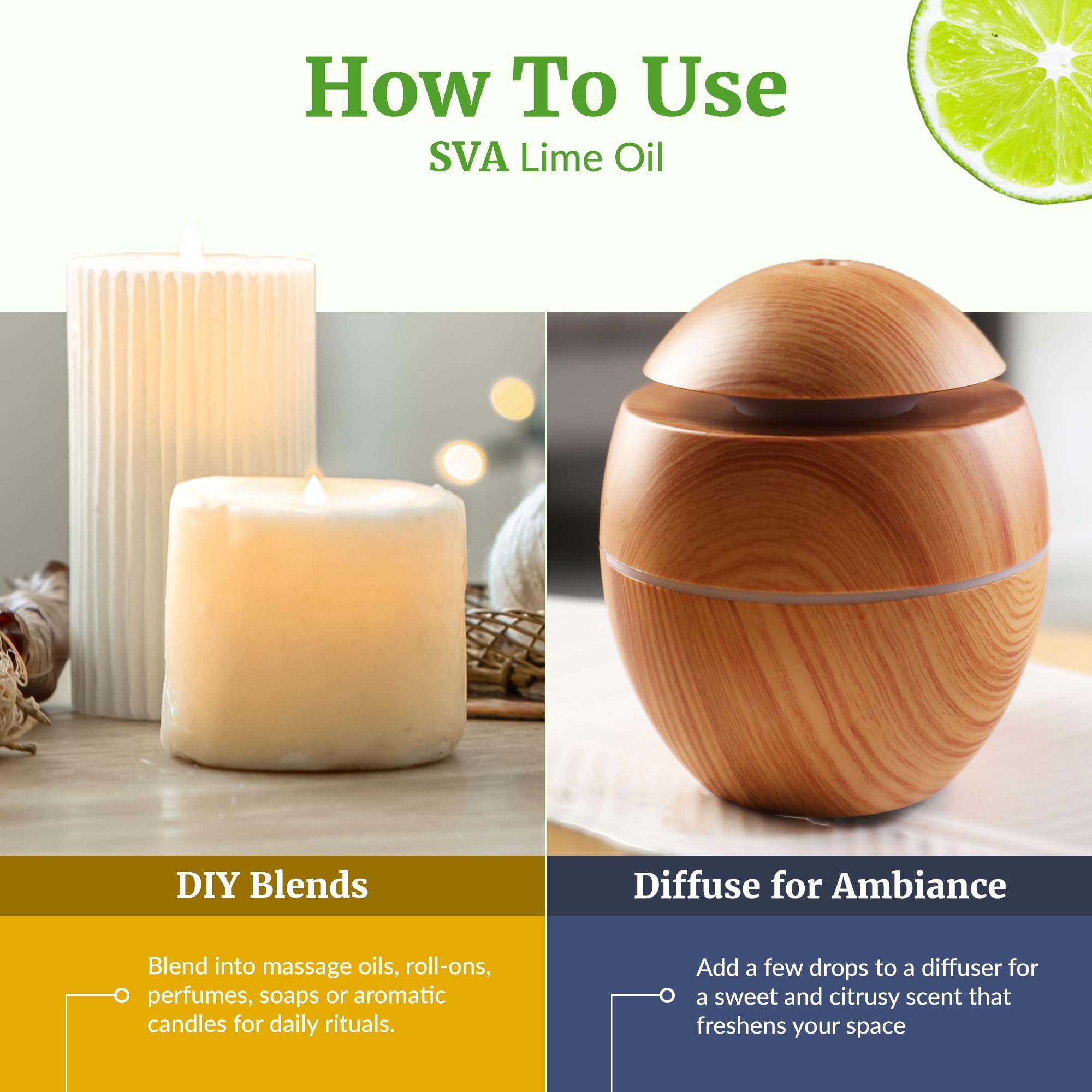 Lime essential oil for soap and candle making projects