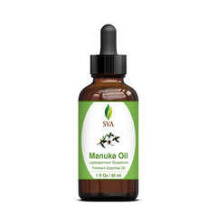 Manuka oil applied to skin for nourishment