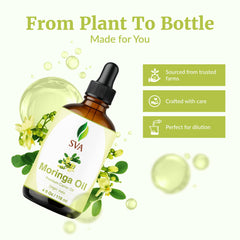 Packaging details for SVA Moringa Seed Oil